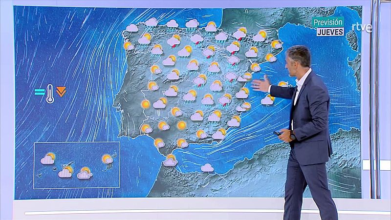 Probables chubascos y tormentas localmente fuertes y acompañados de granizo en Andalucía occidental - ver ahora