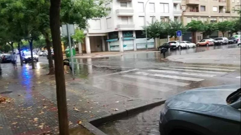 Más de la mitad de España en alerta por lluvias, viento y granizo