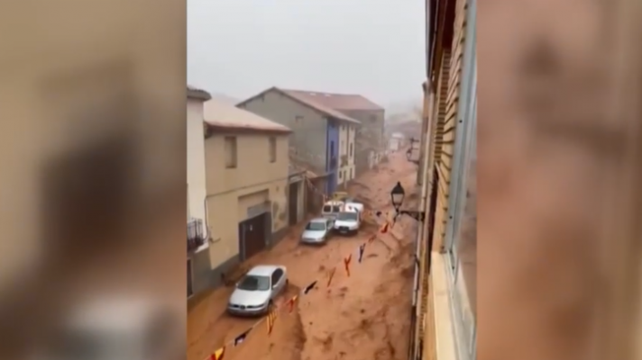La tarde en 24h - La DANA deja fuertes trombas de agua en Zaragoza y Teruel