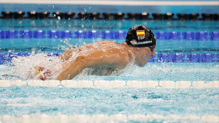 Kike Alhambra logra la medalla de bronce en los 100 metros mariposa S13