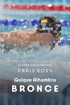 Kike Alhambra logra la medalla de bronce en los 100 metros mariposa S13