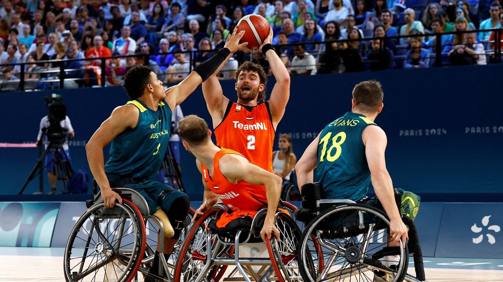 Paralímpicos París 2024 - Baloncesto en silla de ruedas: Fase preliminar. Grupo B. Australia - Países Bajos (M)