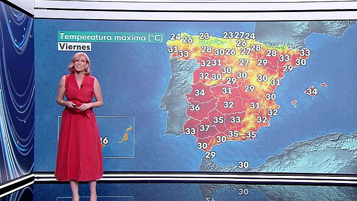 En Canarias se prevén intervalos nubosos en el norte de las islas, sin descartar precipitaciones débiles y poco nuboso en el sur