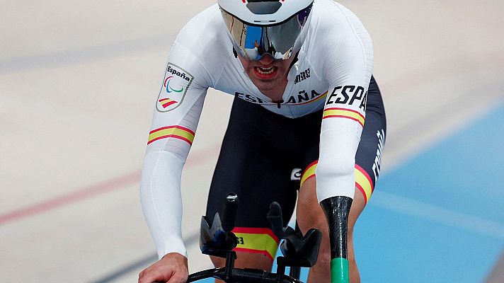 Ciclismo en pista Paralímpicos Paris 2024 - 1000 m y 3000 m (M y F). Alfonso Cabello, Pablo Jaramillo y Eduardo Santas.