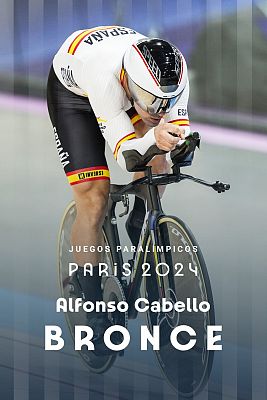 Alfonso Cabello logra el bronce paralímpico en el kilómetro C4-C5 de contrarreloj en ciclismo en pista