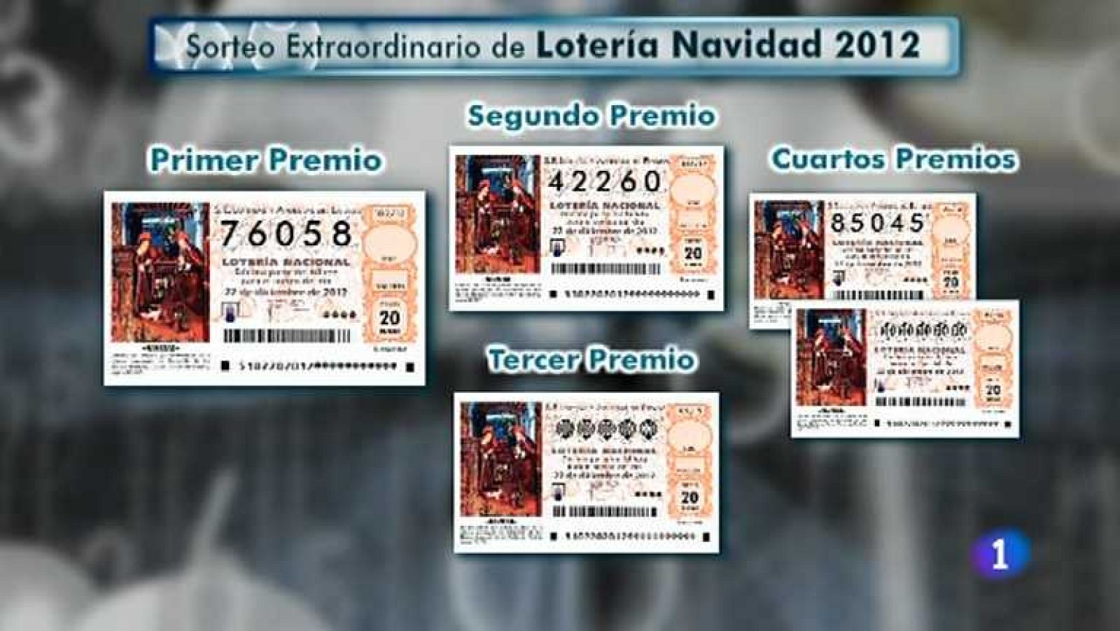 Sorteo de la Lotería de Navidad 2012 - Cuarta hora - ver ahora