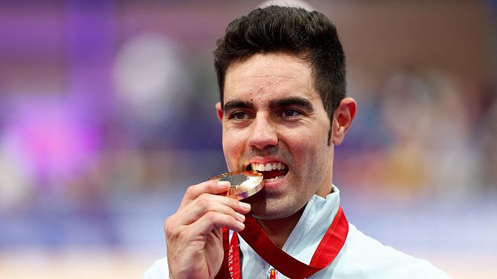 Telediario 1 - Alfonso Cabello, bronce en los Juegos Paralímpicos: "Esto es la Fórmula 1 del ciclismo, estoy muy contento"