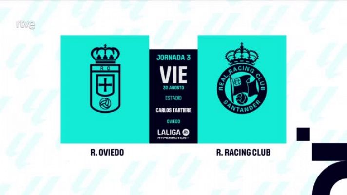 Oviedo - Racing: resumen del partido de la 3ª jornada de Segunda