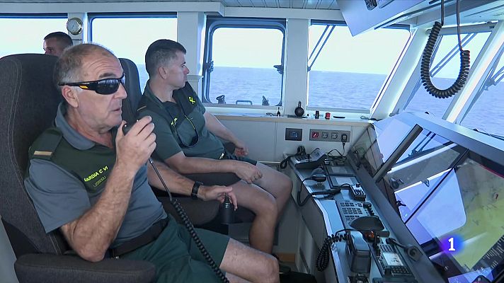 L'Informatiu - La Guàrdia Civil vigila el perímetre marítim de la Copa Amèrica