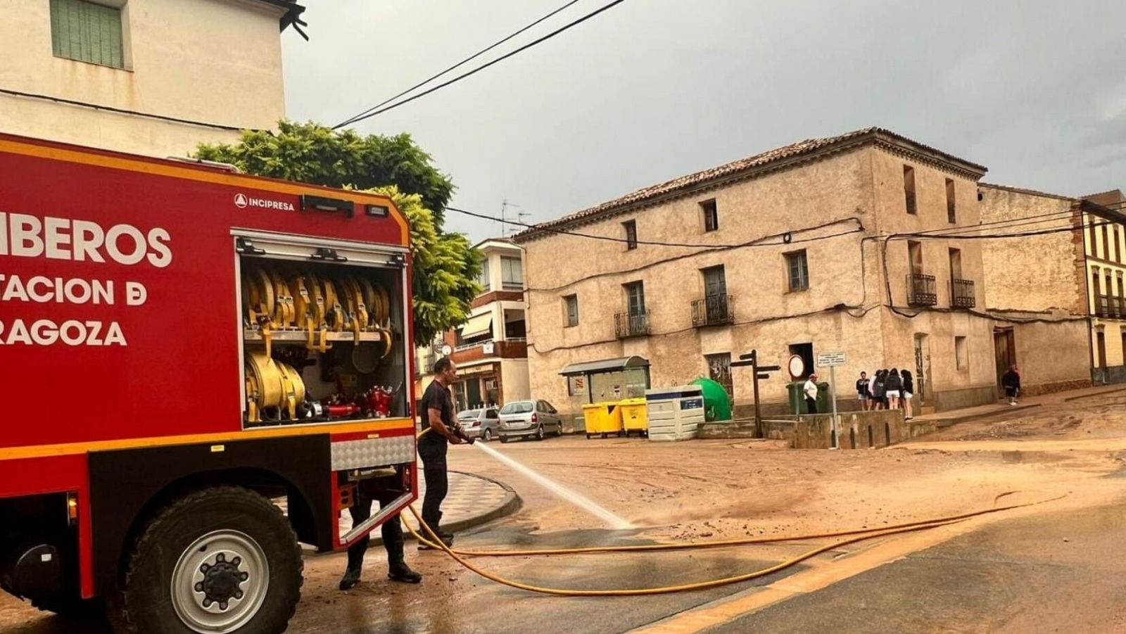 Cetina trata de recuperarse tras la riada por las fuertes lluvias