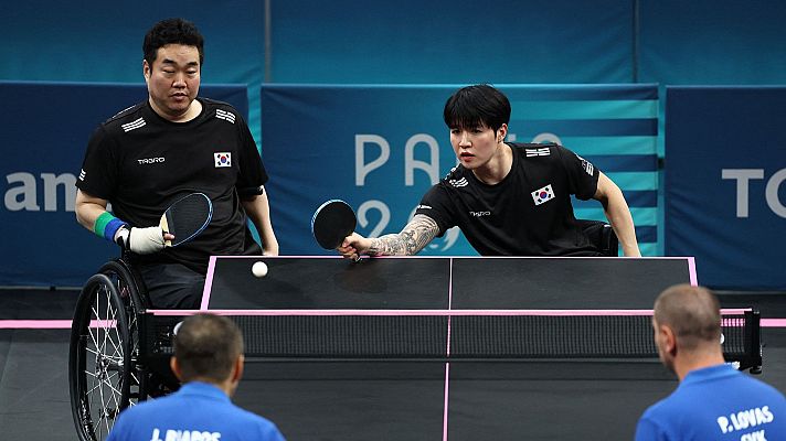 Tenis de mesa Paralímpicos Paris 2024 - Mesa 1. Finales y entrega de medallas. Finales dobles (F) y mixtos.