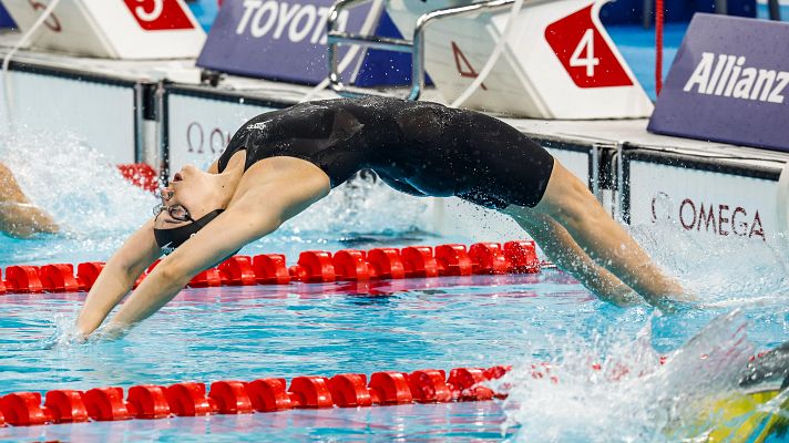 Natación Paralímpicos Paris 2024 - Juegos Paralímpicos | María Delgado logra el bronce en los 100 metros espalda S12