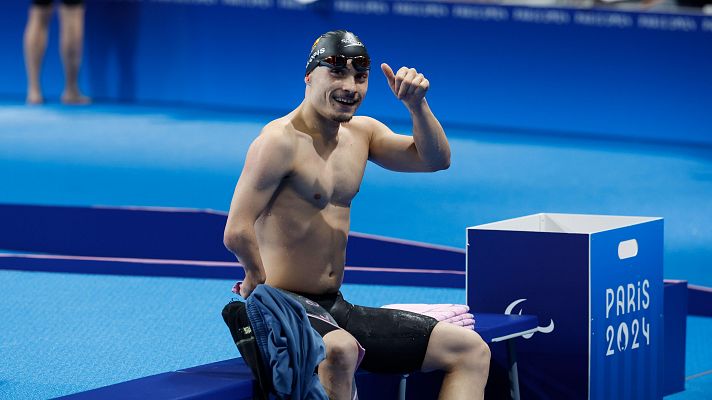 Natación Paralímpicos Paris 2024 - Juegos Paralímpicos París 2024 | Íñigo Llopis logra la medalla de oro en los 100 metros espalda