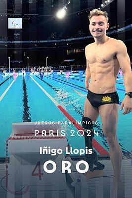 Juegos Paralímpicos París 2024 | Íñigo Llopis logra la medalla de oro en los 100 metros espalda