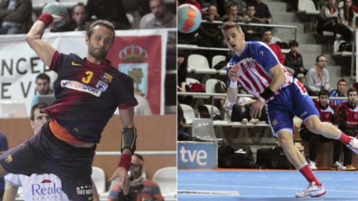 Balonmano - Barcelona Intersport y BM. Atlético de Madrid, final de la Copa ASOBAL