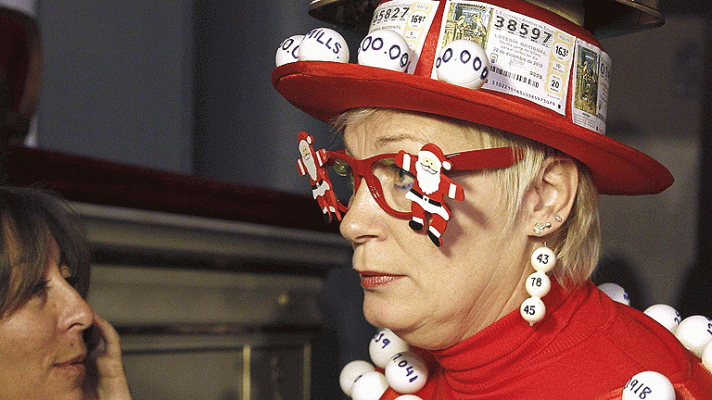 Telediario 1 - Sorteo de la Lotería de Navidad