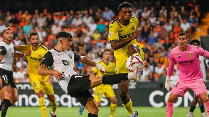 Valencia - Villarreal: resumen del partido de la 4ª jornada de Primera