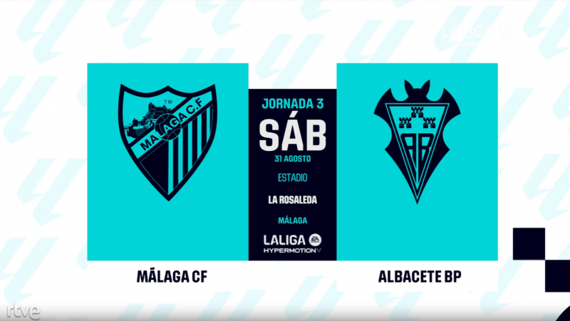 Málaga - Albacete: resumen del partido de la 3ª jornada de Segunda | Ver