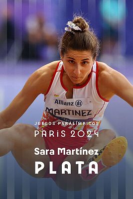 Atletismo Paralímpicos París 2024 - Sara Martínez logra la plata en salto de longitud T12