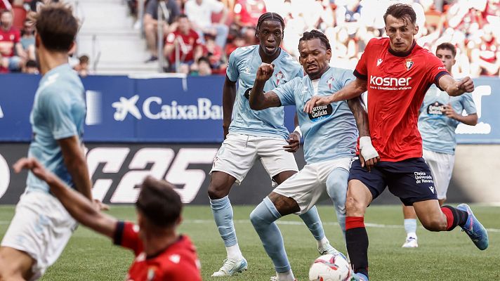 Osasuna - Celta de Vigo: resumen del partido de la 4ª jornada de Primera