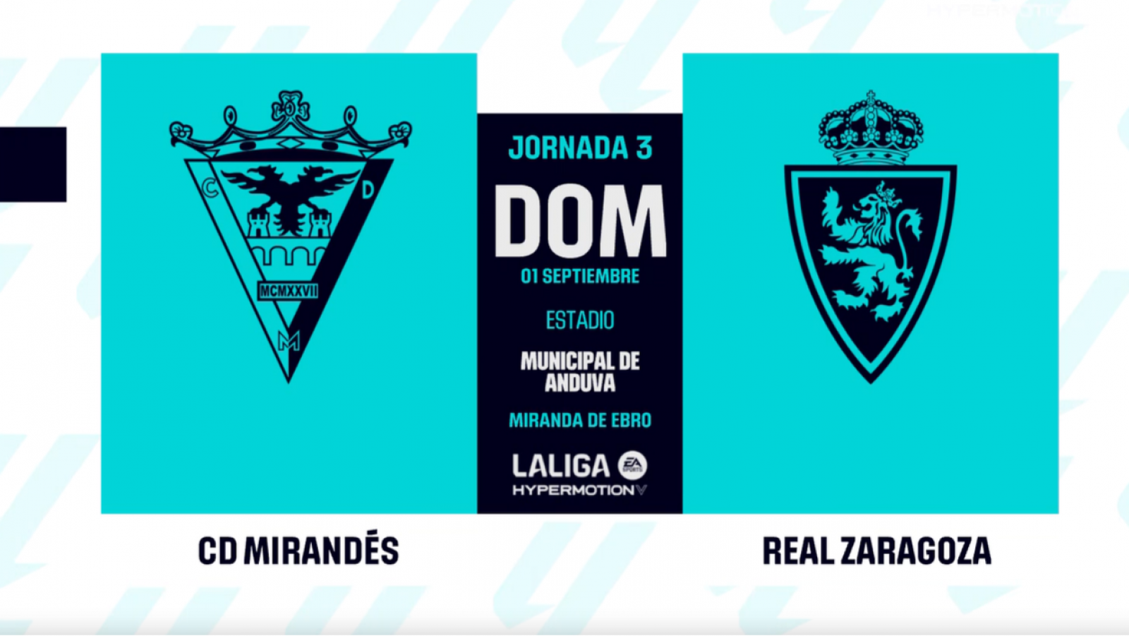 Mirandés - Zaragoza: resumen del partido de la 3ª jornada de Segunda