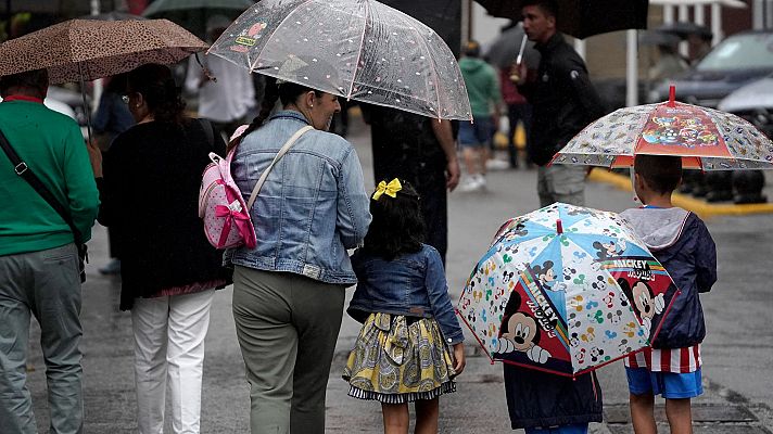 Un frente atlántico traerá chubascos y tormentas ocasionales