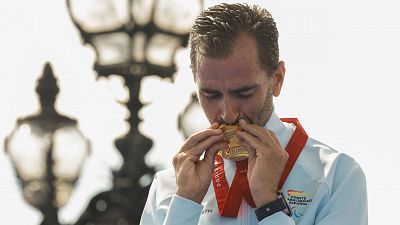 Daniel Molina, a RTVE tras ganar el oro paralímpico en triatlón: "Es el día más feliz de mi carrera"