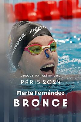 Natación Paralímpicos Paris 2024 - Juegos Paralímpicos: Marta Fernández, bronce en 50 m espalda