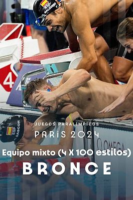 Juegos Paralímpicos | Bronce en relevo mixto 4x100 estilos