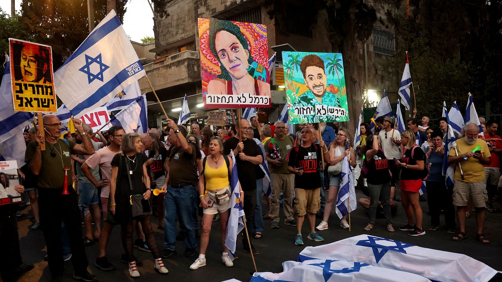 Israel vive la primera huelga general desde el inicio de la guerra | Ver