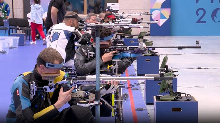 Tiro olímpico Paralímpicos Paris 2024 - Final (M) 50 m rifle 3 posiciones.