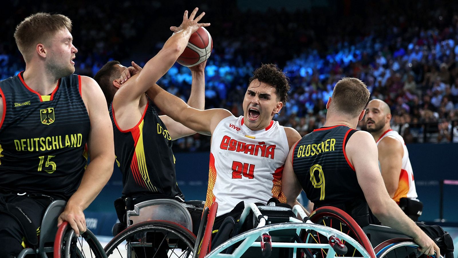 Resumen España - Alemania (M), cuartos baloncesto silla ruedas