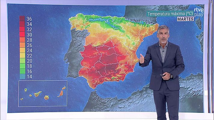 Probables chubascos y tormentas fuertes o muy fuertes en zonas del tercio nordeste peninsular y Baleares