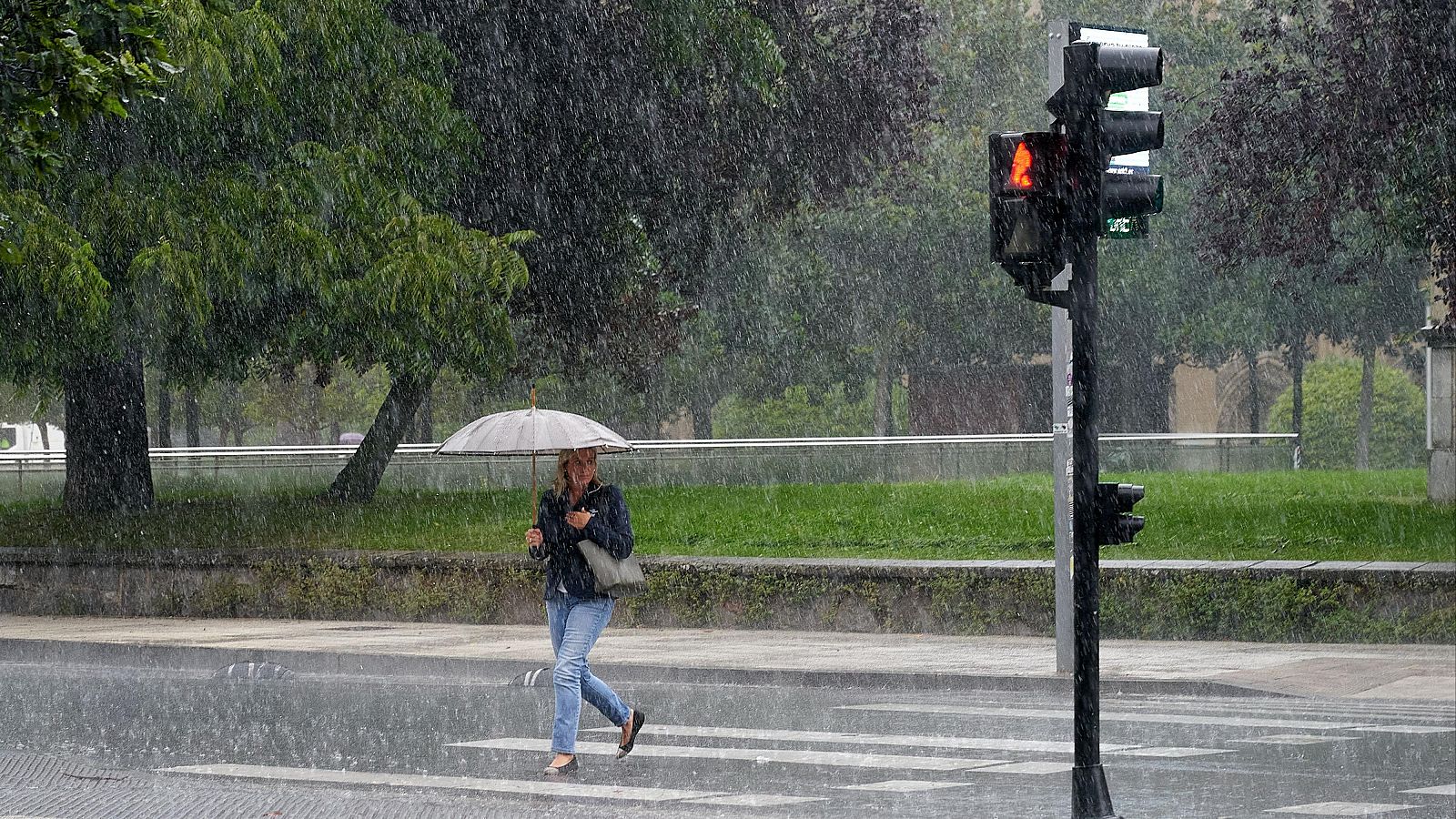 Fuertes tormentas arrasan Aragón y buena parte de Cataluña