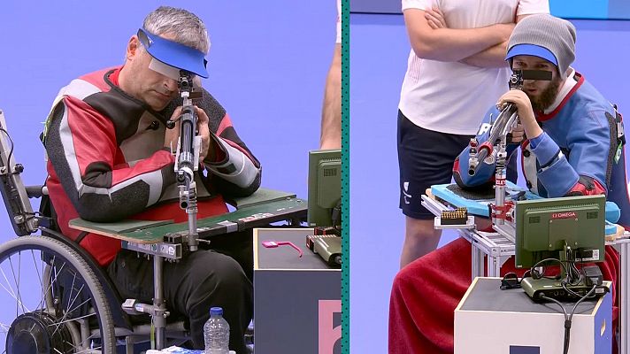 Tiro olímpico Paralímpicos Paris 2024 - Final mixta 50 m rifle tendido.