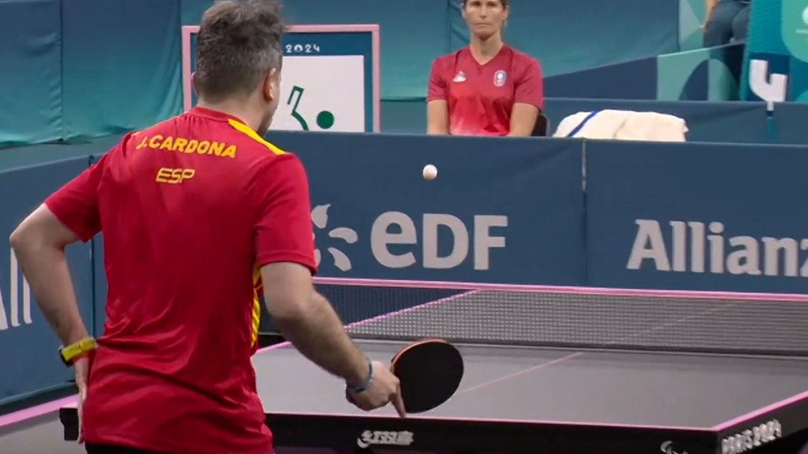 Paralímpicos París 2024 - Tenis de mesa: Mesa 1. Cuartos de final. Individual (M) MS9. L. Didier (FRA) vs. J. Cardona (ESP) - Ver ahora