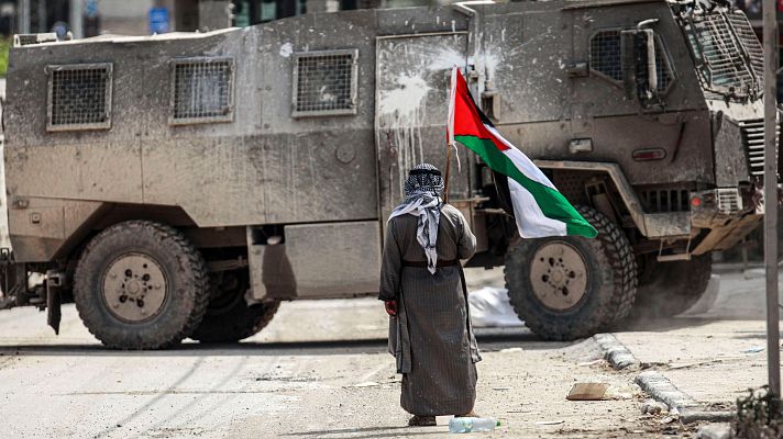 Telediario 1 - Cisjordanos denuncian que el Ejército israelí detiene a ciudadanos palestinos sin pruebas ni cargos