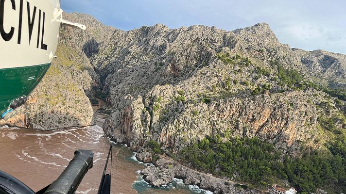 Telediario 2 - Se suspende la búsqueda del excursionista desaparecido en el Torrent de Pareis, Mallorca