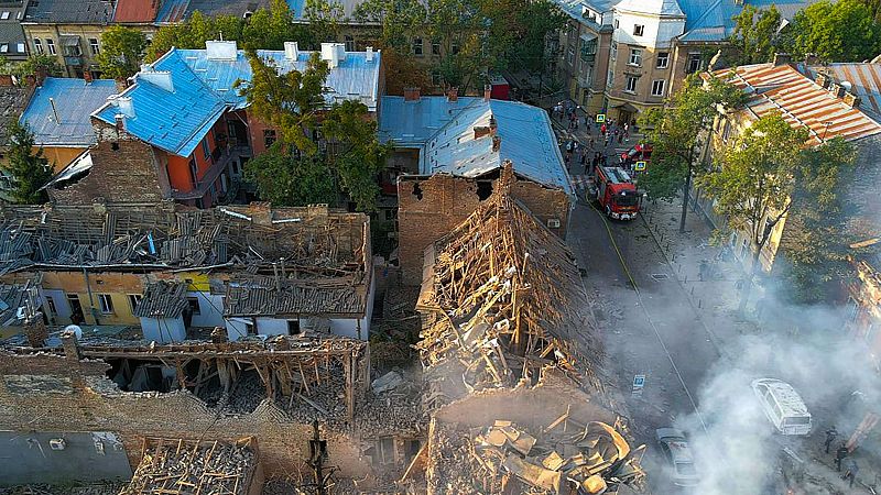 Un ataque ruso deja siete muertos en la ciudad ucraniana de Leópolis