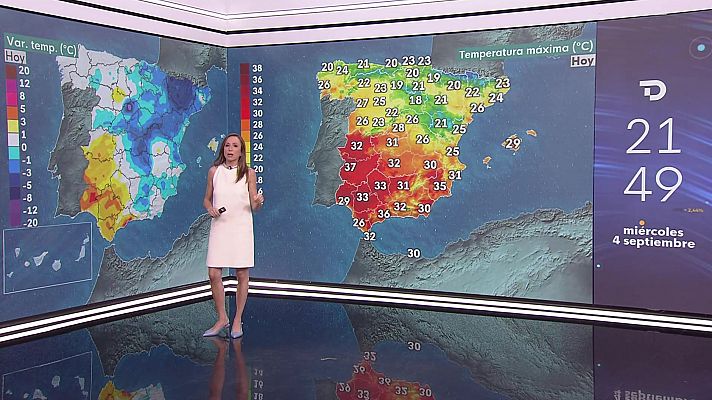 El tiempo - Las temperaturas tenderán a descender, exceptuando en los tercios noroeste y suroeste