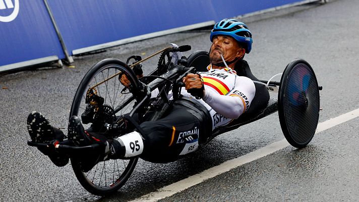 Ciclismo en ruta Paralímpicos Paris 2024 - Sergio Garrote, plata en ciclismo en ruta H1-2 en París 2024