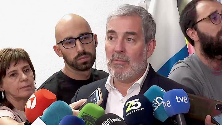  - Clavijo insiste en la "extrema necesidad" de garantizar la seguridad de migrantes menores