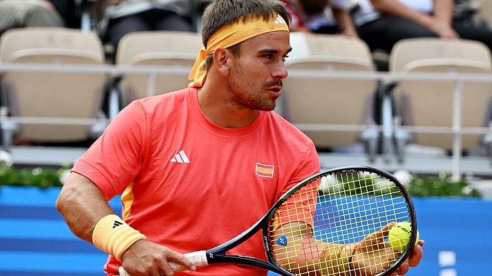 Tenis en silla de ruedas Paralímpicos Paris 2024 - Semifinal individual (M). A. Hewett (GBR) vs. M. de la Puente (ESP)