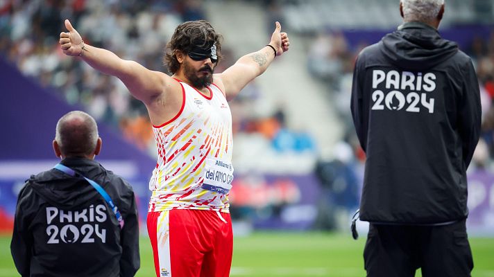 Atletismo Paralímpicos París 2024 - Bronce al límite de Álvaro del Amo en disco