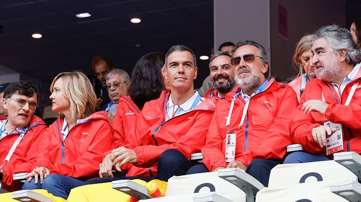 Telediario 1 - Pedro Sánchez anima en París a los paralímpicos españoles