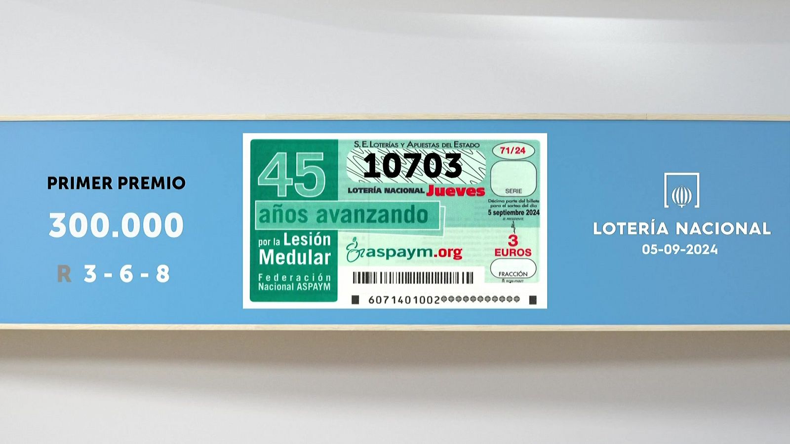 Sorteo de la Lotería Nacional del 05/09/2024 - Ver ahora