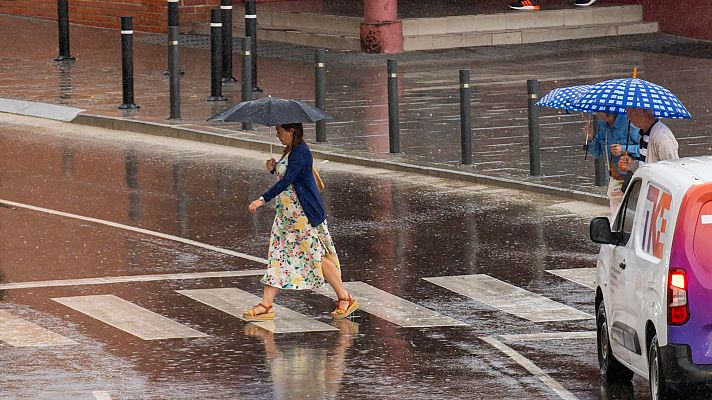 Este viernes, precipitaciones, localmente fuertes, en tercios norte y nordeste