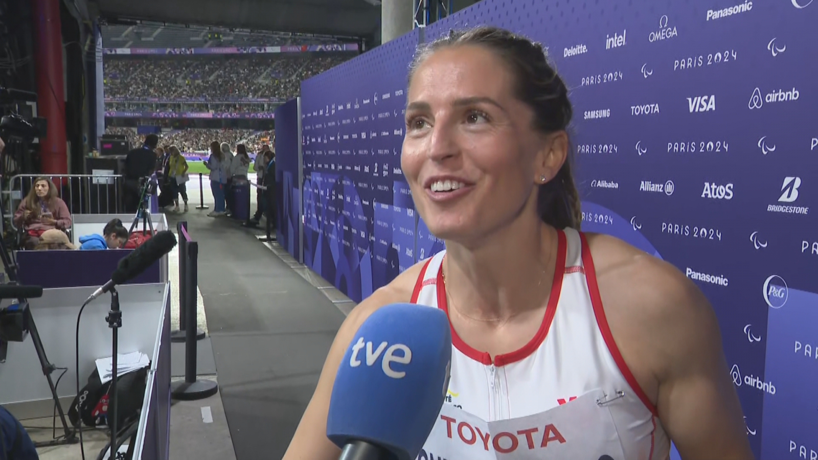 Sara Andrés, finalista de los 100m en París 2024:"Esto impone"