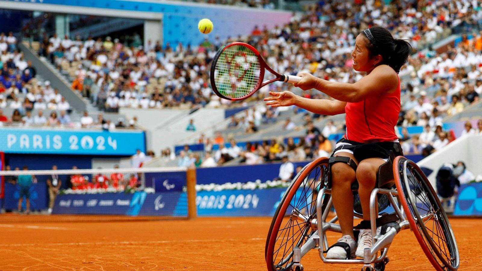 Paralímpicos París 2024 - Tenis en silla de ruedas: Pista Philippe Chatrier. Finales y entrega de medallas. Finales. Individual (F) y dobles (M)