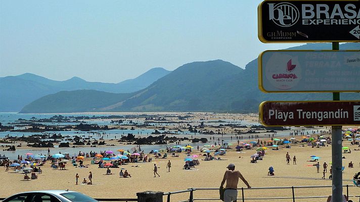 Telediario 1 - Veranear en el norte está de moda: los vecinos de Noja recuperan la calma en septiembre